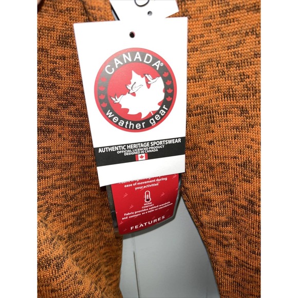 Canada Weather Gear Terrain Fleece Hoodie U Unisex XXL NWT $70 - Picture 3 of 6